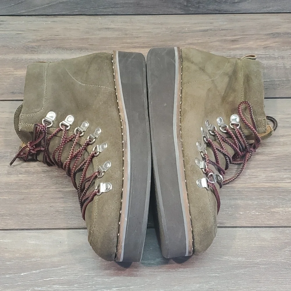 Free People Women Durango Moto Platform Combat Ankle shoes boot sz 41/11